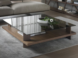 CORALLO - Low coffee table with storage space _ Pacini & Cappellini